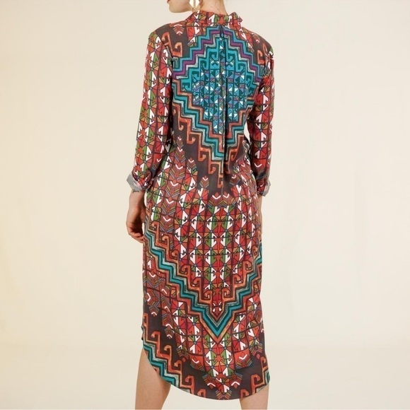 Mara Hoffman Rug Tencel Bolnisi Dress Size XS - Picture 3 of 12